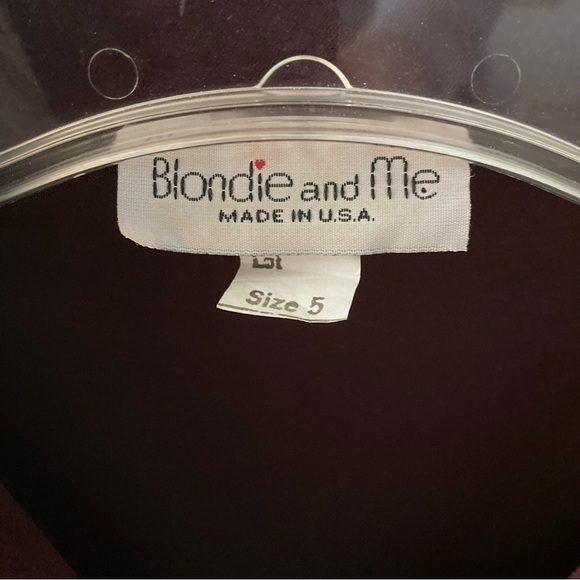 Blondie and Me Faux Suede Lined Jacket and Skirt Suit Color: Burgundy 
Size: 5 - Picture 6 of 6